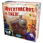 Caja de ¡Aventureros al Tren! de Alan R. Moon (Days of Wonder, 2004). Juego familiar de trenes y rutas ferroviarias para 2-5 jugadores y 30-60 minutos.