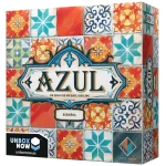 Caja del juego Azul de Michael Kiesling (Next Move, 2017). Juego abstracto de losetas inspirado en los azulejos portugueses, para 2–4 jugadores y 30–45 minutos de duración.